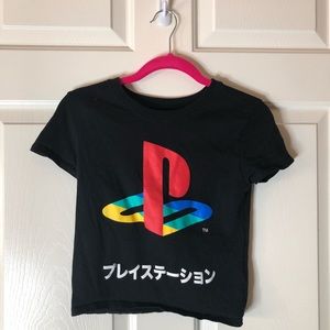 Cropped PlayStation shirt